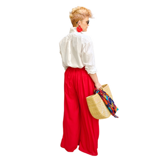 Skirt Pants for Women"Skirt Twist" - Red