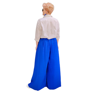 Skirt Pants for Women"Skirt Twist" - Royal Blue