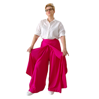 Skirt Pants for Women"Skirt Twist" - Pink