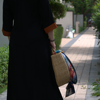 Color Block Maxi Dress Kaftan