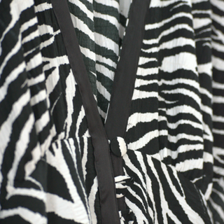 Summer Long Jacket Kimono - "Zebra Print"