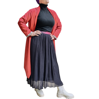 Skirt "Daytime" - Black Pleated